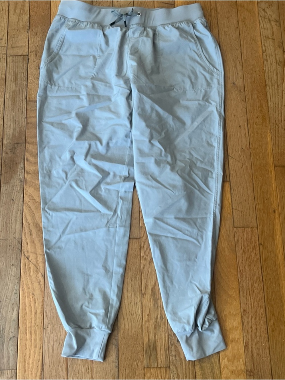CRZ Yoga Gray Jogger Pants Women’s Size Medium 8/10 Drawstring Poly/spandex